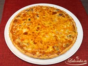 Лоранский пирог с курицей и грибами